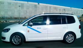 Imagen de un taxi en Málaga